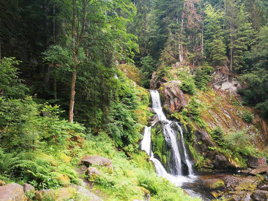 The Triberg Waterfalls in Germany 